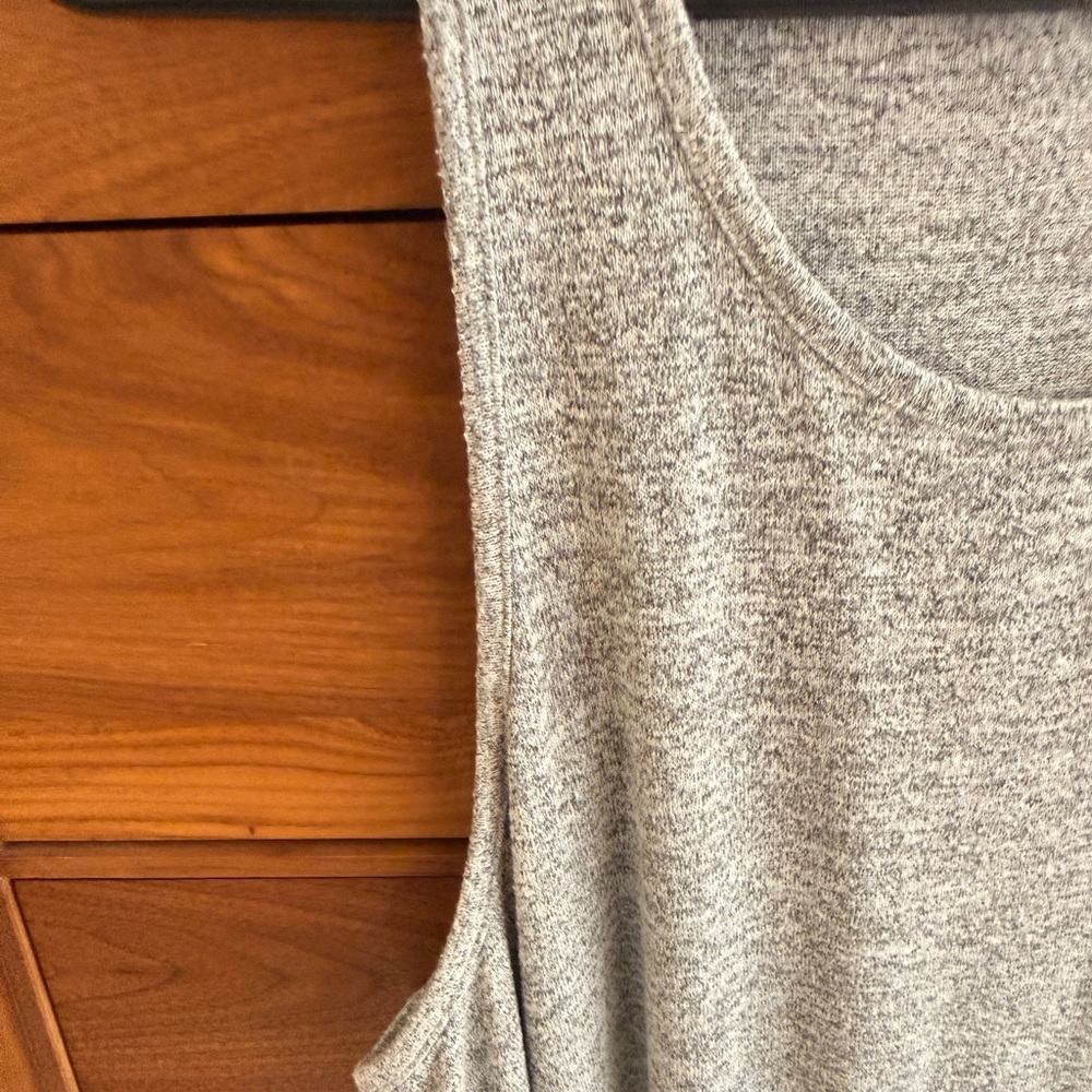 Banana Republic Womens Tank Top Gray Lounge Normcore Streetwear Momcor XL - Picture 5 of 11
